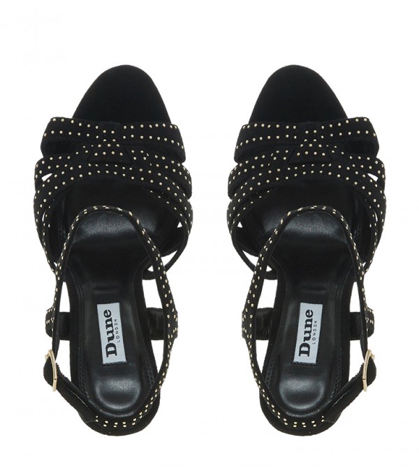 Casterly studded kitten heel shoes discount